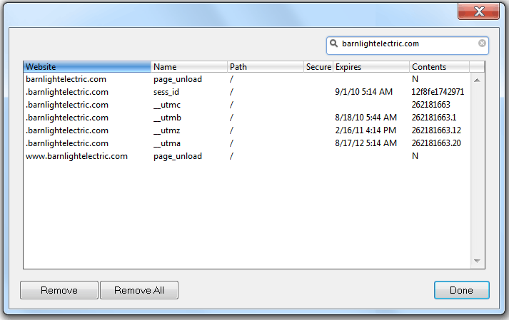 Apple Safari 5.0 - How to remove Cookies