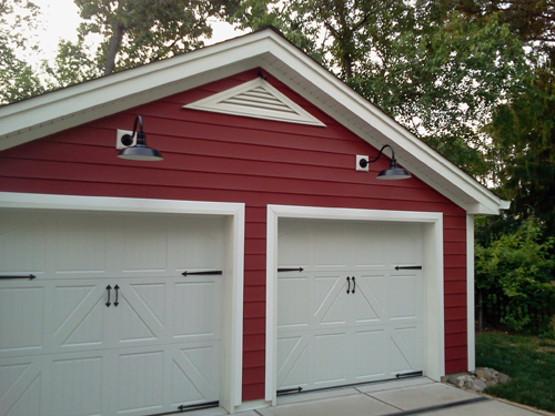 Photo Gallery Exterior Garage Original Warehouse Gooseneck Light