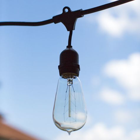 Outdoor Cafe String Lights Barn Light Electric