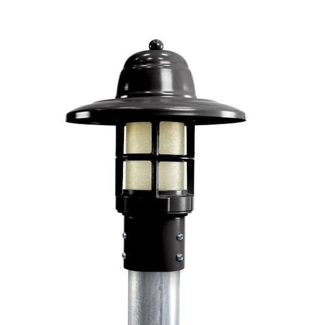 The Atomic Led Industrial Guard Post Mount Barn Light