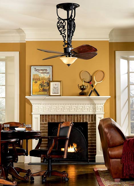 Ceiling Fan Innovation For Colonial And Victorian Eras