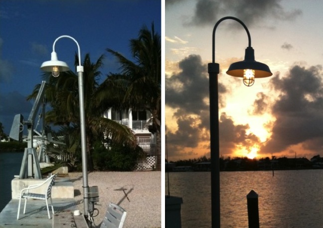 Stylish Dock Light Enhances Key West Charm Inspiration Stylish Dock Light Enhances Key West Charm Inspiration