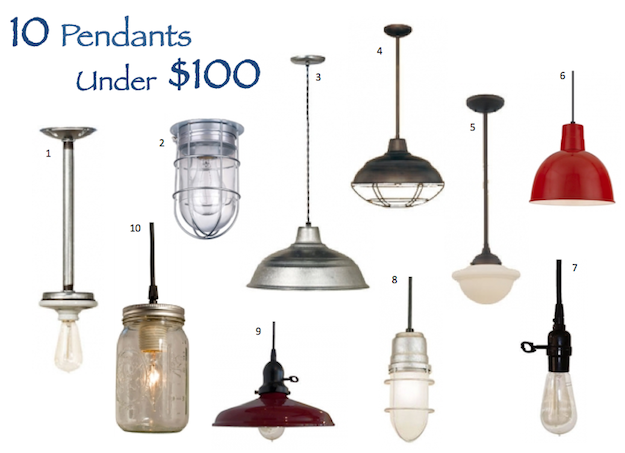 Pendant Options That Wont Break The Bank Inspiration Barn