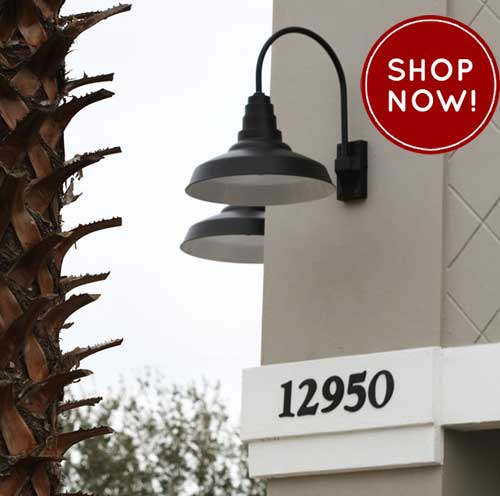 Barn Light Gooseneck Lighting Accents Restaurant Exterior