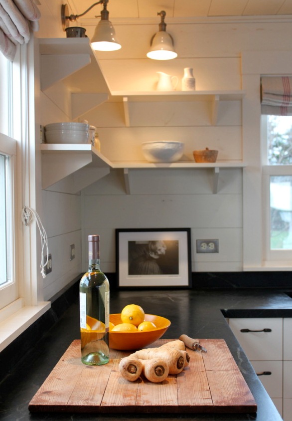 Vintage Wall Sconces For A Rustic Maine Farmhouse Kitchen