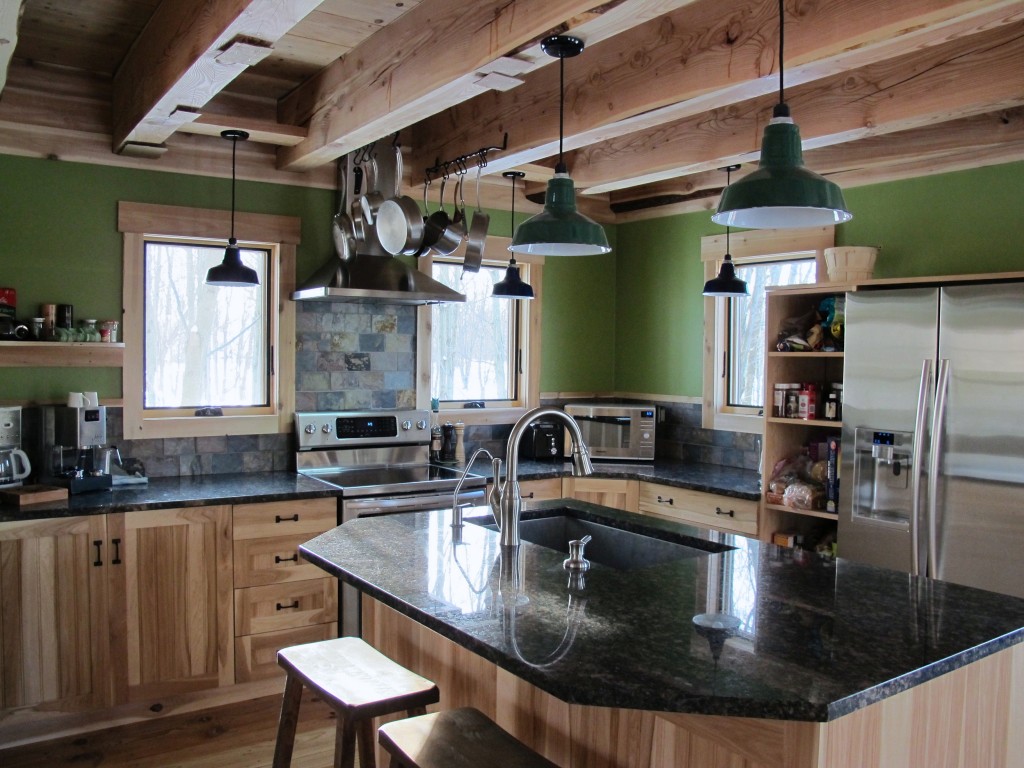 Porcelain Enamel Lighting Gives New Green Home A Rustic Look Inspiration Barn Light Electric