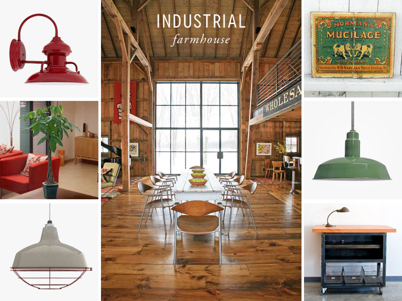 Style Me Sunday: Industrial Farmhouse Loft | Blog.Barnlightelectric.com