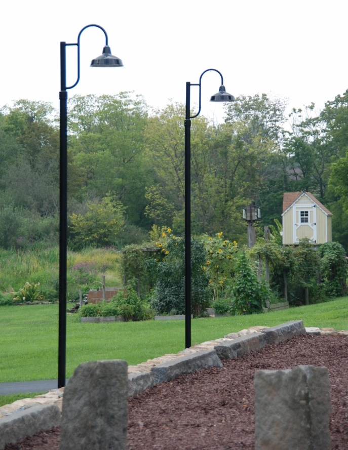 Gooseneck Post Mount Lights Make Subtle Old World Statement Gooseneck Post Mount Lights Make Subtle
