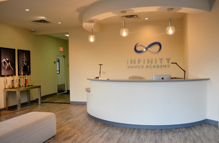 reception desk pendant lights