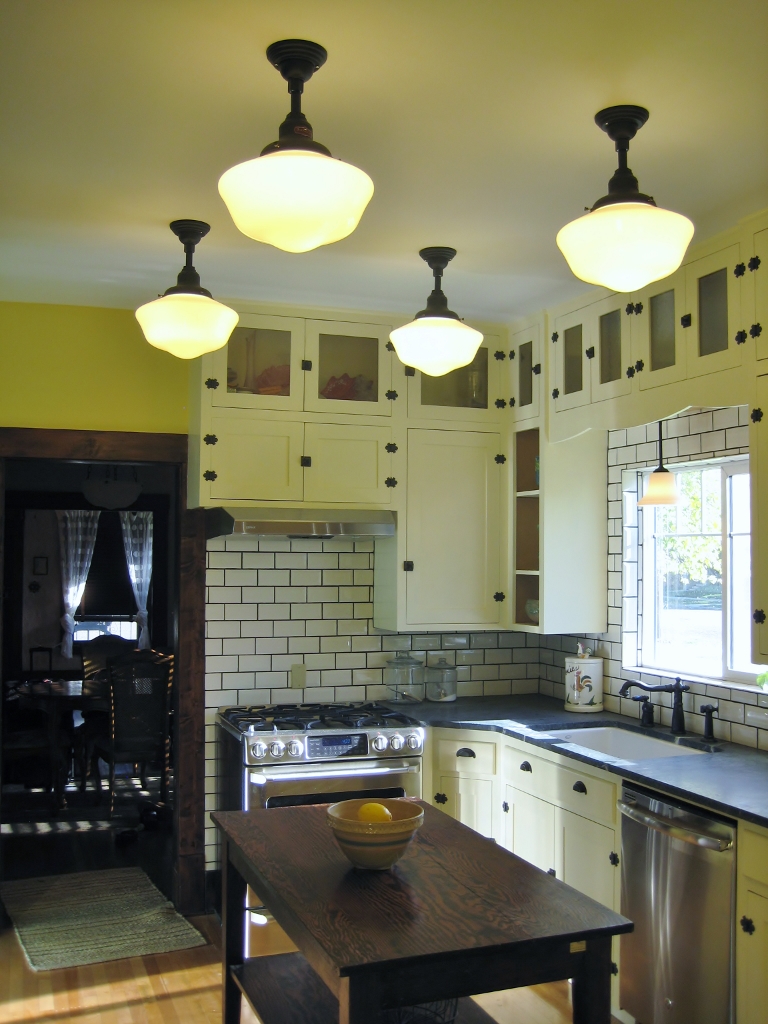 Schoolhouse Lights Icing On The Cake In Kitchen Remodel Schoolhouse Lights Icing On The Cake In