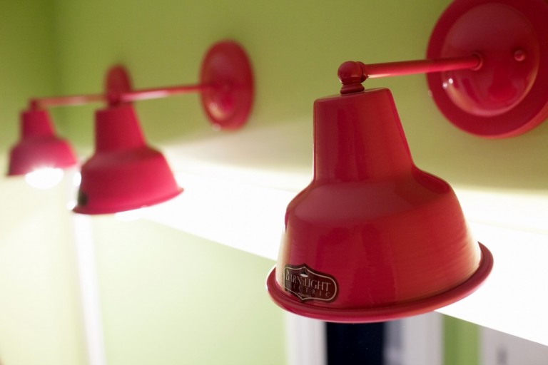 colored wall lights