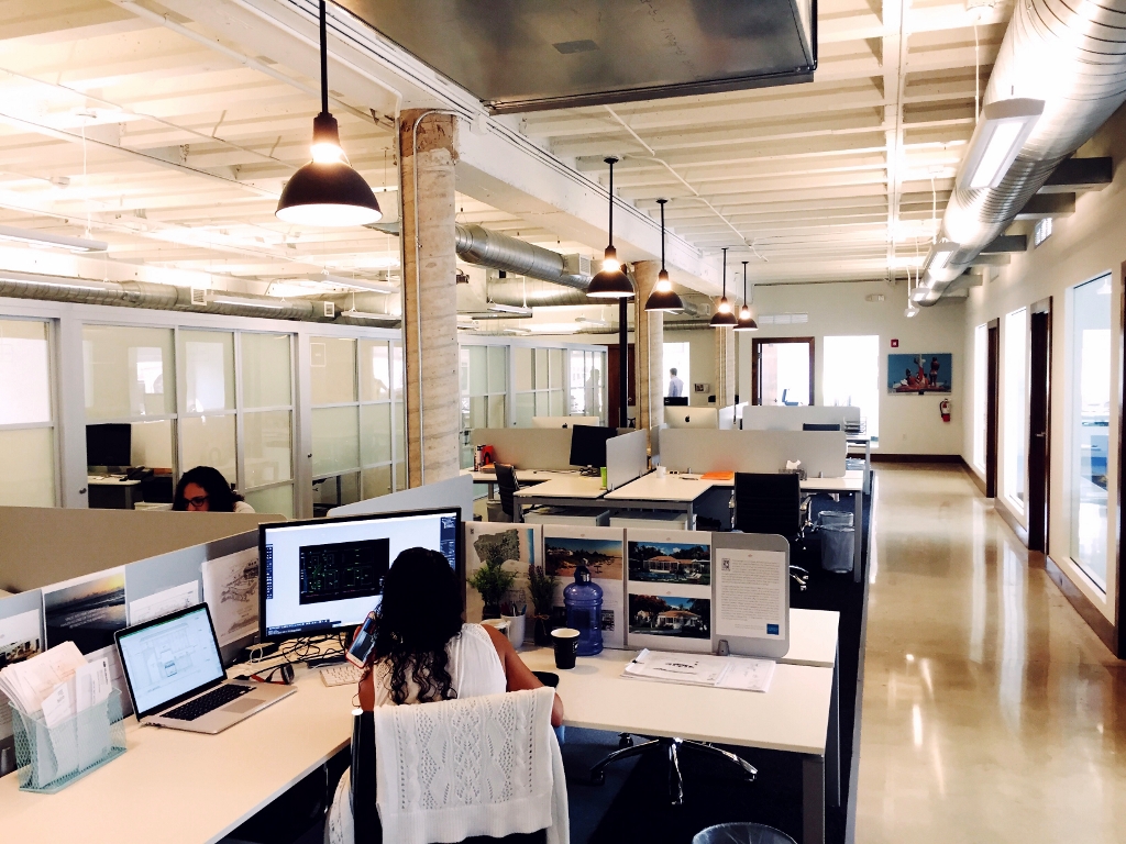 Pendants Lend Chic Touch To Miami Office E Lend Chic Touch To Miami Office E