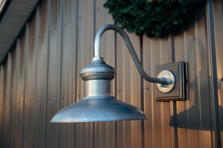 Gooseneck Barn Light Adds Style To Industrial Pole Barn