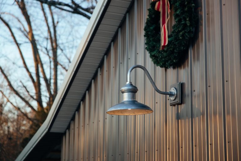 Gooseneck Barn Light Adds Style To Industrial Pole Barn