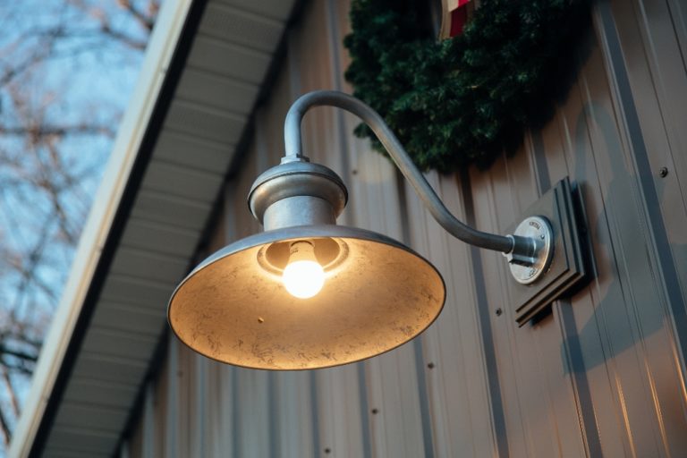 Gooseneck Barn Light Adds Style To Industrial Pole Barn