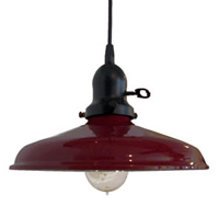 Red Benjamin Industrial Pendant